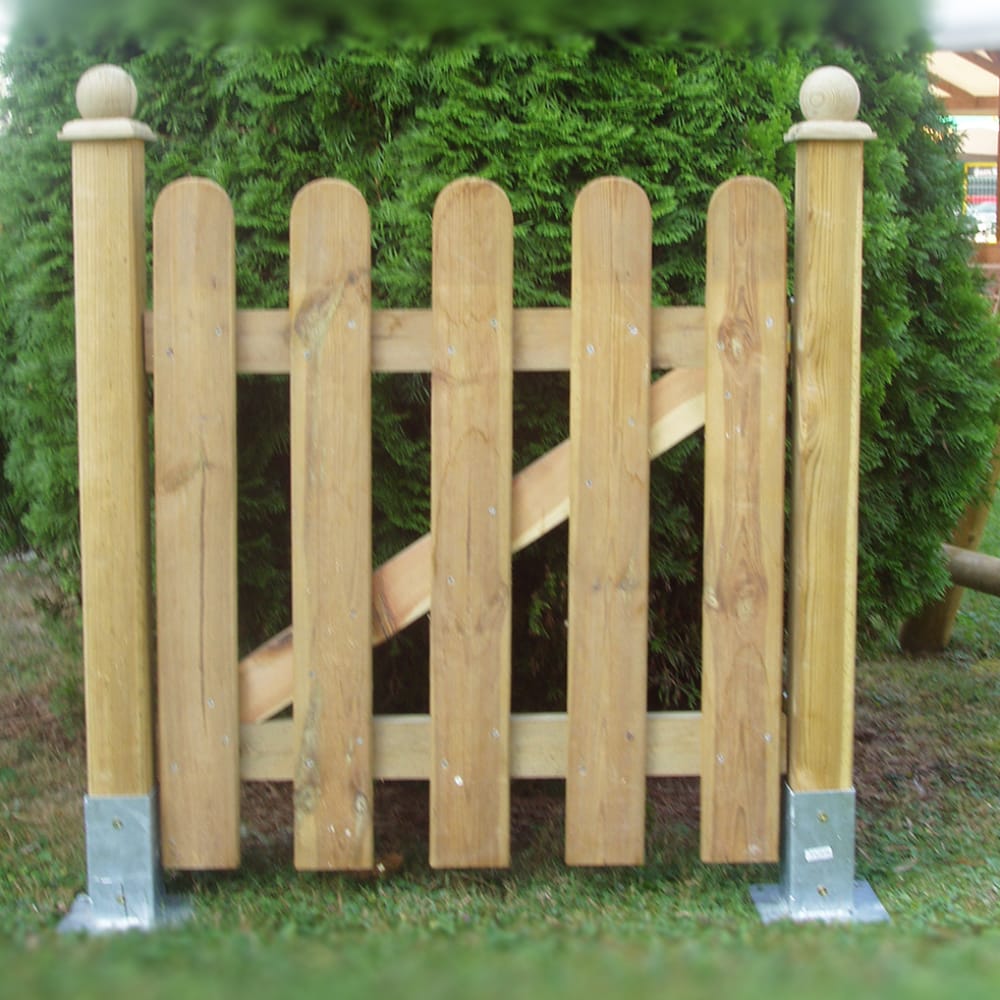 Cancello per steccato in legno
