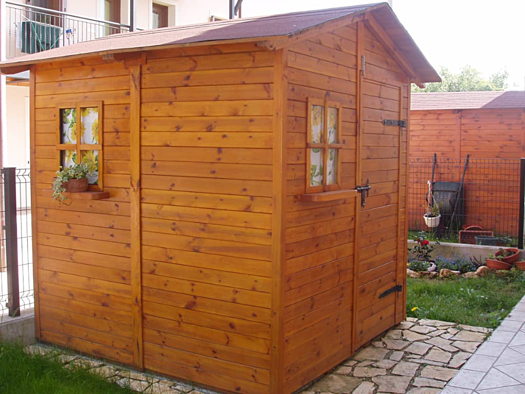 Casetta Porta Attrezzi in Legno